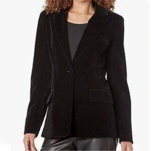 Steve Madden black velvet blazer